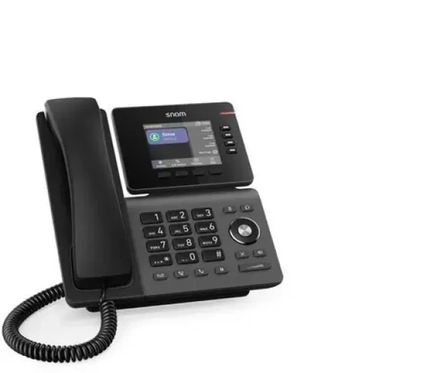 Snom D810W čierna / IP telefón / IPS displej / Wi-Fi / Gigabit LAN / PoE / USB (4737)