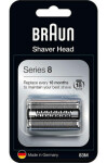 Braun CombiPack Series 8-83M matne strieborná / holiaca hlava / pre strojčeky Braun Series 8 (83M)