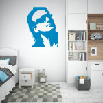 Veselá Stena Samolepka Bono Vox (U2) Farba: červená, Veľkosť: 60 x 46 cm