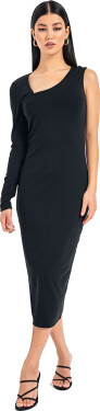 ONLY Dámske šaty ONLINA Standard Fit 15302675 Black/One Sleeve