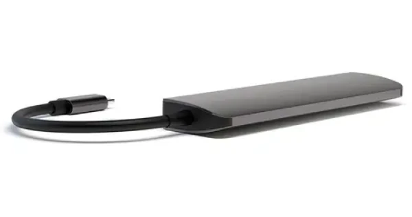 4smarts HUB 6v1 USB-C DeX sivá / USB-C / 2x USB-A 3.0 / HDMI 4K / SD / MicroSD / PD 100W (468782)
