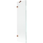 MEXEN/S - Lunar vaňová zástena FIX 50 x 150, transparent, ružové zlato 897-050-000-60-00