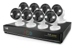 IGet HGNVK164908 / Kamerový systém / 8 kamier / UHD 4K / 16CH / IP66 / WAN / 16x LAN / HDMI / VGA (75020555)