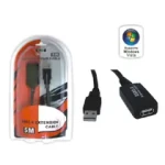 MicroConnect Aktívny predlžovací USB kábel / USB 2.0 / AM - AF / 5m (WBEE0)