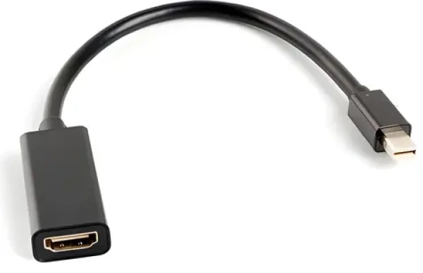 Lanberg AD-0005-BK čierna / Adaptér / Mini DisplayPort na HDMI / 1920×1200 / 60 Hz (AD-0005-BK)