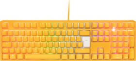 Ducky One 3 Yellow MX-Clear žltá / Herná klávesnica / podsvietená / mechanická / drôtová (USB) / DE (DKON2108ST-WDEPDYDYYYC1)