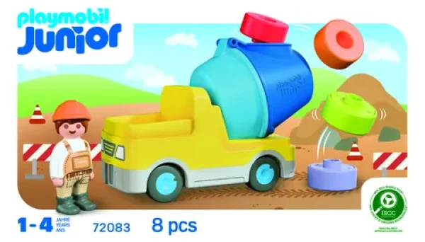 Playmobil JUNIOR 72083 Miešačka na betón
