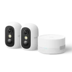 Anker Eufy C35 biela / HomeBase Mini + 2x IP kamera / 1080p / 130 ° / nočné videnie / microSD / Wi-Fi (E8110429)