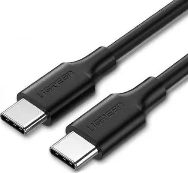 Ugreen Kábel USB-C (M) - USB-C (M) 1m čierna / Power Delivery 60W (6957303859979)