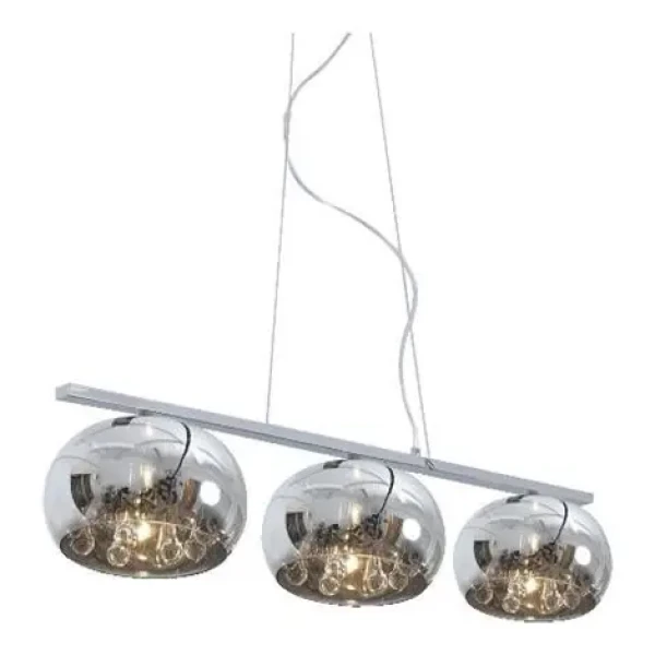 Luxera SPHERA závesné svietidlo G9 chróm / 3x33W / IP20 (SKL000331541)