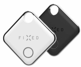 FIXED Smart tracker Tag s podporou Apple Find My (2ks) čierna + biela / Smart tracker pre iOS / BT 5.0 / 1x CR2032 / IP66 (FIXTAG-DUO-BKWH)