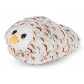 Cozy Noxxiez Snežná sova - hrejivý plyšový pantofel / od 0 rokov (20-CS914)