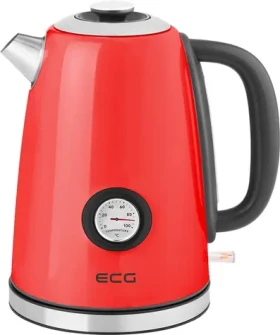 ECG RK 1700 Magnifica Corsa červená / rýchlovarná kanvica / 2200W / 1.7 L / nerez a plast (100001942873)