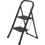 TOOLCRAFT TO-10398468 ocel sklopné schodíky skladacie, Montáž bez náradia Max.prac. výška: 2.47 m čierna; TO-10398468