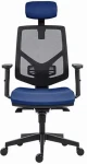 Powerton Tina modrá / Kancelárske ergonomické kreslo / nosnosť 120 kg (MKWPTIKDCMXA)
