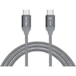 Nevox Kábel USB-C (M) - USB-C (M) 2 m sivá / 100W (4250686406542)