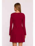 Dámske šaty M872 Bordeaux - MOE XL bordó