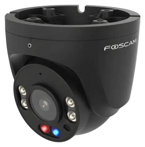 Foscam W5EP čierna / Vonkajšia IP kamera / 5 MPx / PoE / IR 20 m / Detekcia osôb a vozidiel (6954836098998)