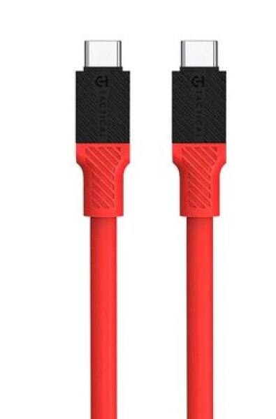 Tactical Fat Man Cable USB-C/USB-C 1m červená (8596311227912)