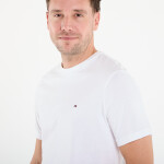 Tričko Tommy Hilfiger Essential Reg Fit Solid Tee White S