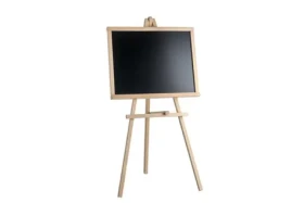 Drevená stojanová tabuľa na kreslenie 88x46 cm