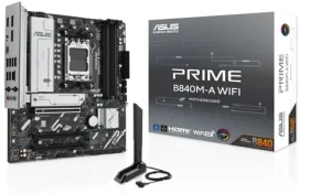 Asus Prime B840 WIFI / B840 / 4X DDR5 / 1x 2.5 GLAN / Wi-Fi 6E / mATX (90MB1J20-M0EAY0)