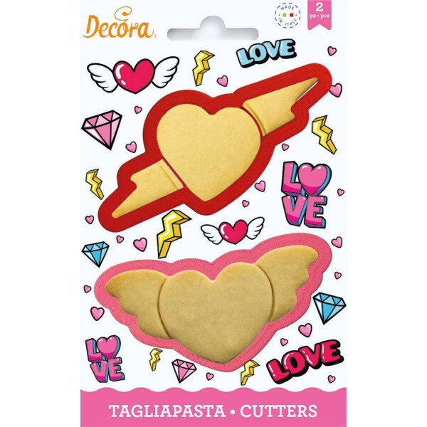 Srdiečkové vykrajovátka 2 ks - Decora - Decora