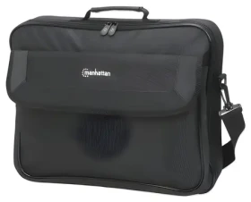 Manhattan Cambridge Clamshell 17.3" čierna / Taška na notebook / Polyester / Odnímateľný popruh (439992)
