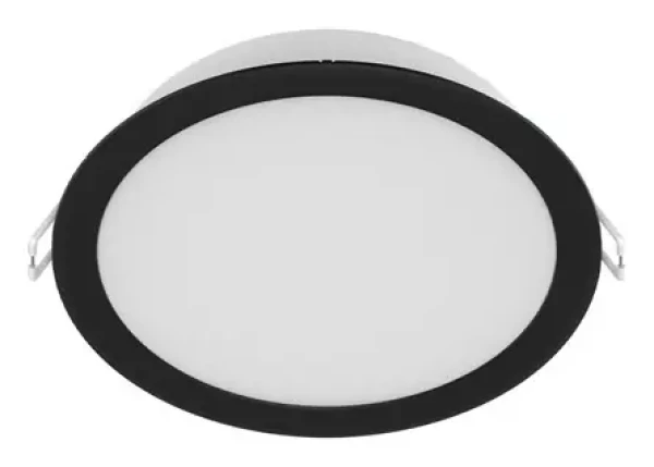 Meson 80mm čierne / LED podhľadové svietidlo / okrúhle / 5,5 W / 3000K (SKL000524085)