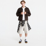 Bunda Vans Check 5 Denim Trucker Jacket Black/ Vintage Cocoa M