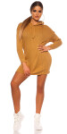 Sexy KouCla XXL knit minidress with hoodie Einheitsgroesse