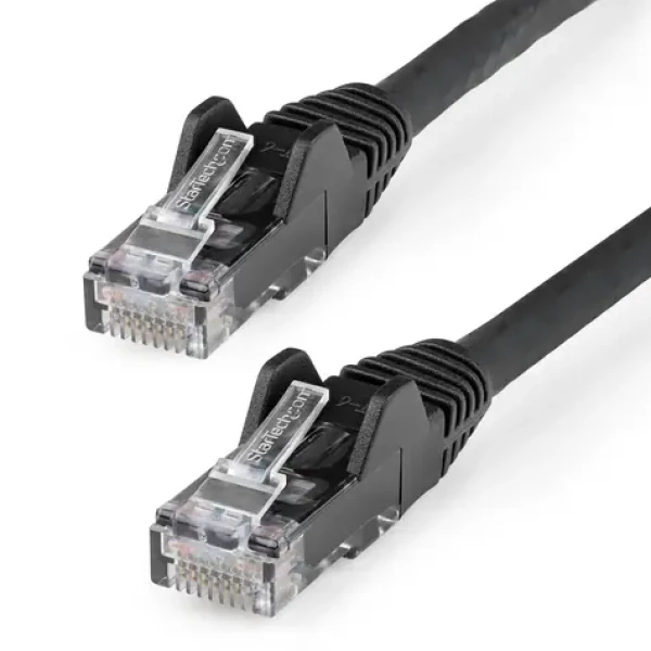 StarTech CAT6 černá / Síťový kabel / U/UTP / 0,5 m / LSZH (N6LPATCH50CMBK)