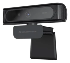 Conceptronic Webkamera Windows Hello čierna / Webová kamera / 1080p30 / USB 2.0 / Mikrofón (AMDIS09B)