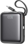 Joyroom Mini PowerBank Joyroom JR-PBF27 22.5W z podwójnym kablem 10000mAh (Čierny)