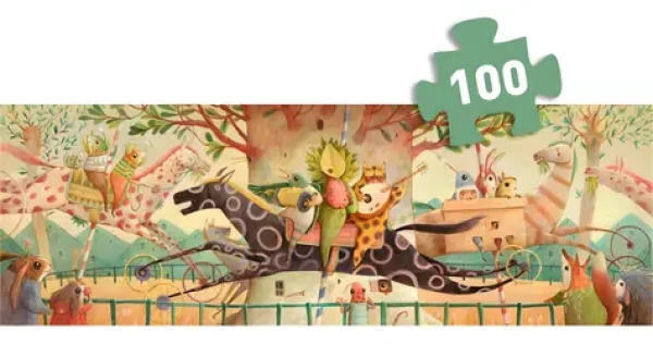 DJECO Panoramatické puzzle Skvelá jazda