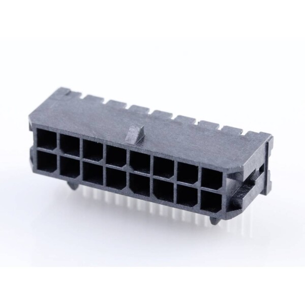 Molex vstavaná pinová lišta (štandardná) Počet pólov 16 Raster (rozteč): 3.00 mm 430451602 1 ks Tray; 430451602