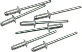 Vorel Nity hliníkové 3,2 x 6,4 mm 50 ks / Nity / O 3,2 mm / dĺžka 6,4 mm