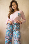 Belle Reverie MK 33 Meant To Be pyžamo dĺžka/r S-XL turecký tisk M
