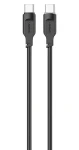 USAMS SJ567 čierna / Dátový kábel / USB-C - USB-C / 100W / 1.2m (SJ567USB01)