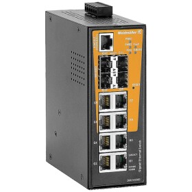 Weidmüller IE-SW-AL12M-8GT-4GESFP priemyselný ethernetový switch 10 / 100 / 1000 MBit/s; 2682340000