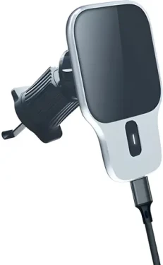 2GO AirClip čierna / Magnetický držiak do auta do ventilácie / MagSafe / bezdrôtové nabíjanie 15 W (797393)