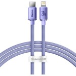 Baseus CAJY000205 Kábel USB-C (M) - Lightning (M) 1.2 m fialová / 20W (CAJY000205)