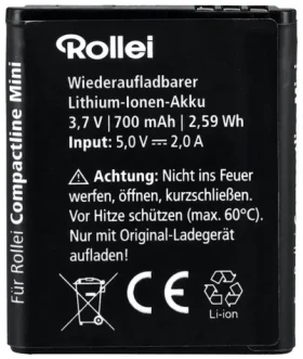 Rollei náhradné batérie pre fotoaparát Compactline Mini / Batéria / Náhradné (40520)