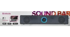 Z2 USB soundbar čierny / Soundbar / LED podsvietenie / 6W RMS / USB (65102)