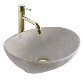 REA - Umývadlo na dosku Sofia Beige Matt REA-U6360