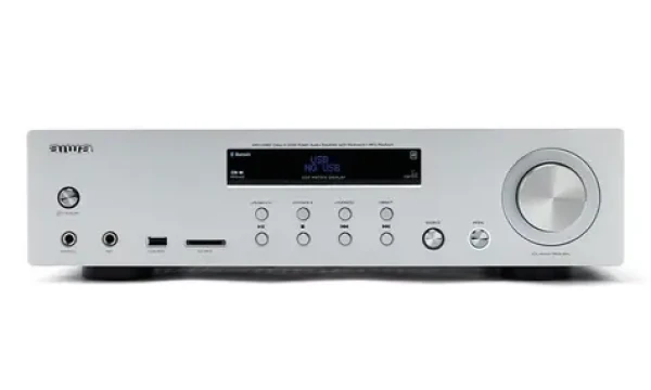 Aiwa AMU-120BTSL strieborná / AV receiver / 2.0 / 120W / USB / BT (AMU-120BTSL)