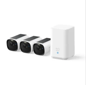 Anker Eufy E40 2K biela / Vonkajšia kamera so solárnym nabíjaním / sada 3ks + jednotka HomeBase 2 (E8144324)