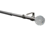 Garnýža Astra 120-210 cm, ušľachtilá oceľ/sklo%