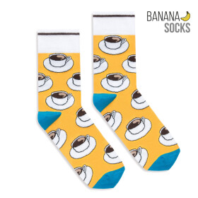 Banana Socks Ponožky Classic Coffee