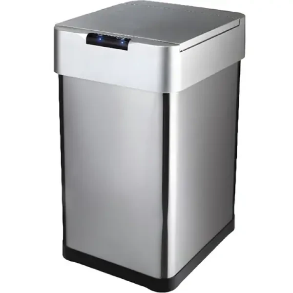 Lamart LT8127 strieborná / Bezdotykový odpadkový kôš / 30 l / senzor pohybu / USB-C napájanie / nerez, plast